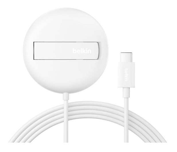 BELKIN Ładowarka magnetyczna, Qi2 15W, rozkładana, biała WIA011HQWH - 1363156 - zdjęcie